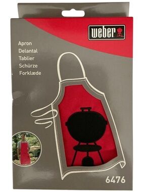 Weber Red Grill Apron - Classic BBQ Apron